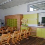 Volksschule Klassenzimmer grün